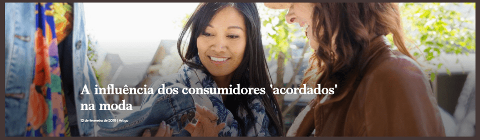As marcas estão respondendo integrando temas sociais e ambientais em seus produtos e serviços.